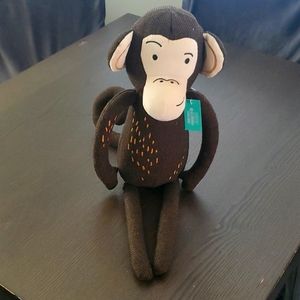 Monkey Throw Pillow/ Stuffy